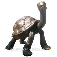 Sculpture de petite tortue d&#39;eau en bronze de haute qualité / tortue en métal / tortue en bronze